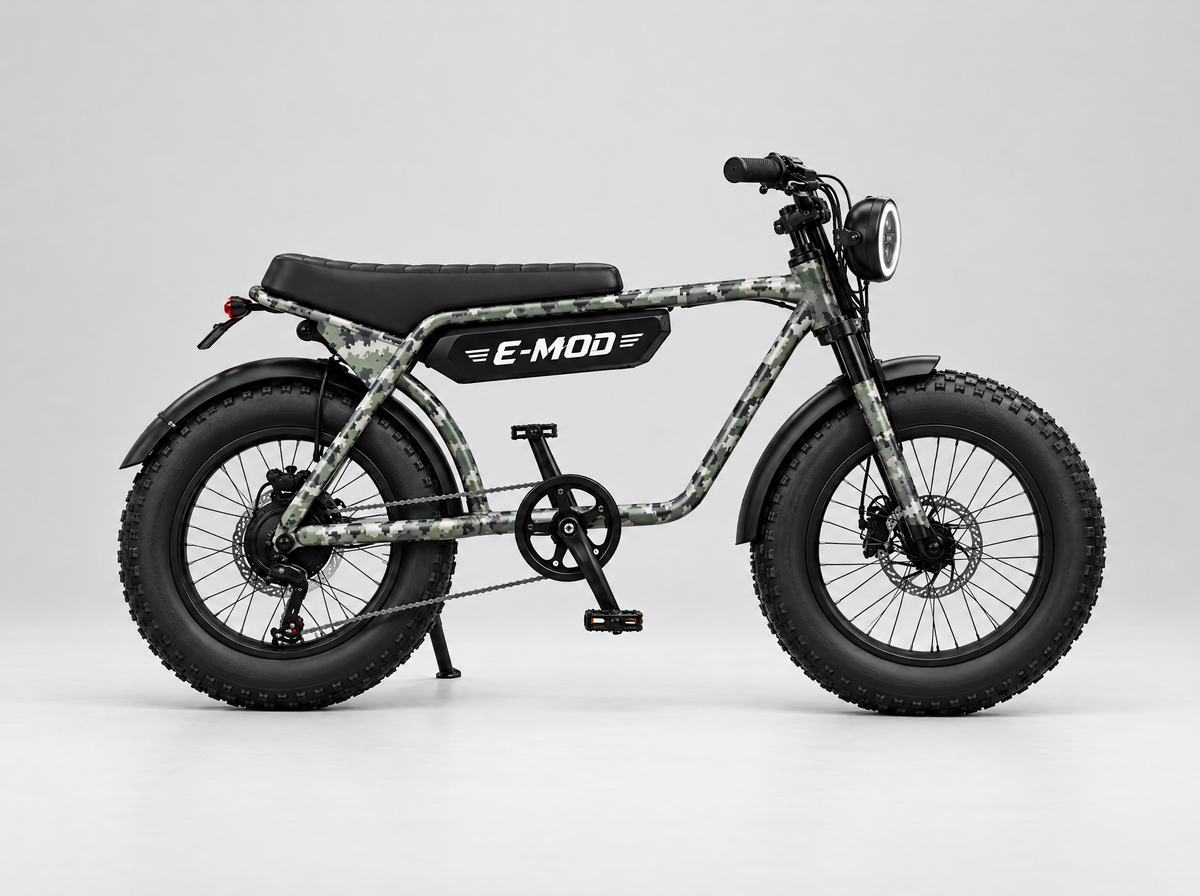 E-Mod electric bike in Camo