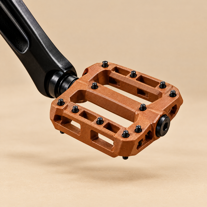 Brown pedals